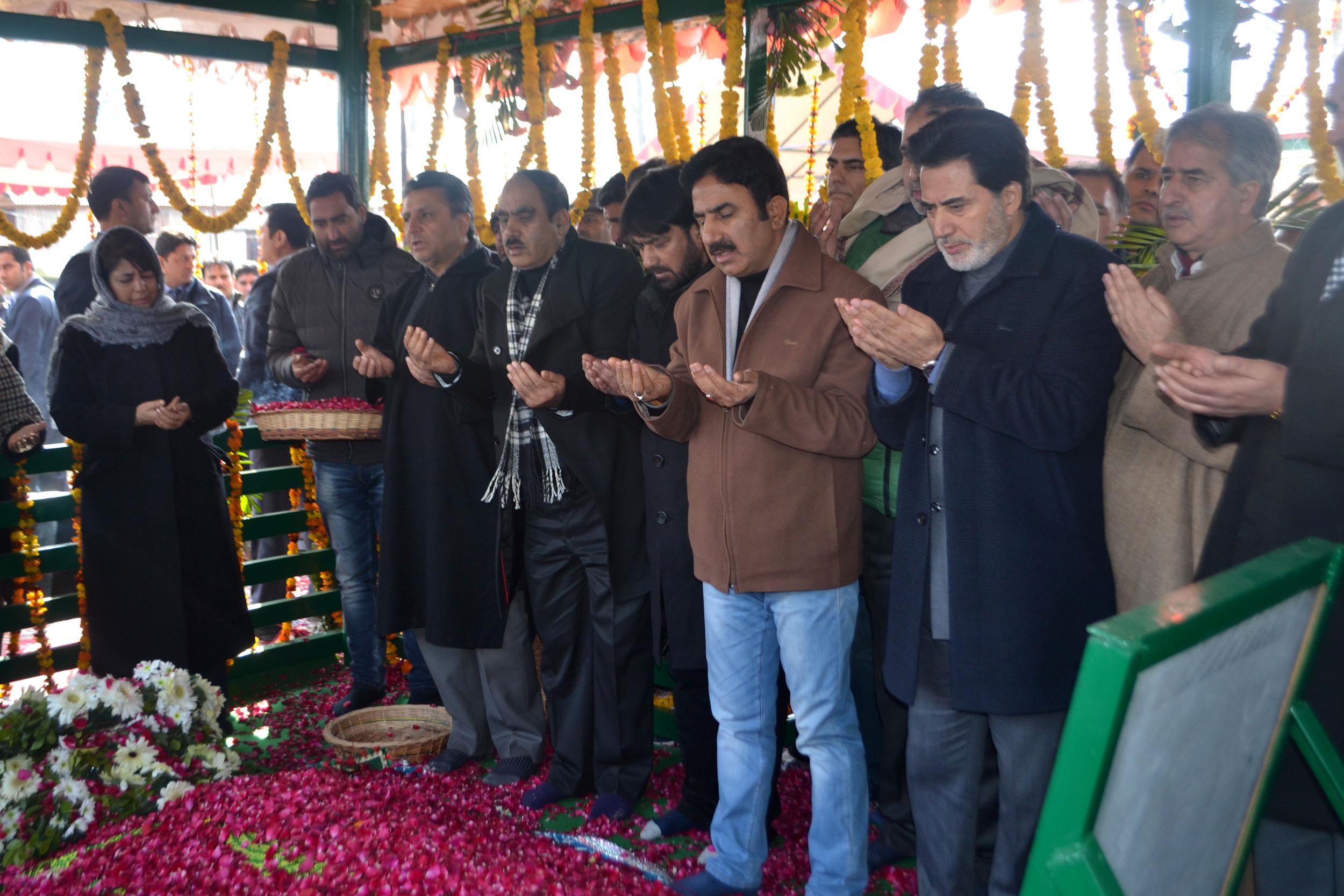 Mufti’s land mark achievements and persistent struggle for peace worth remembering: PDP