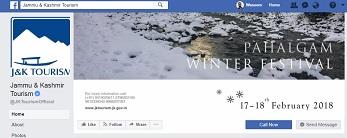 Tourism deptt’s FB page crosses over 2 lac followers in 1 year