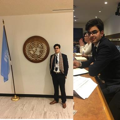 Kashmiri youth participates in UN Youth assembly