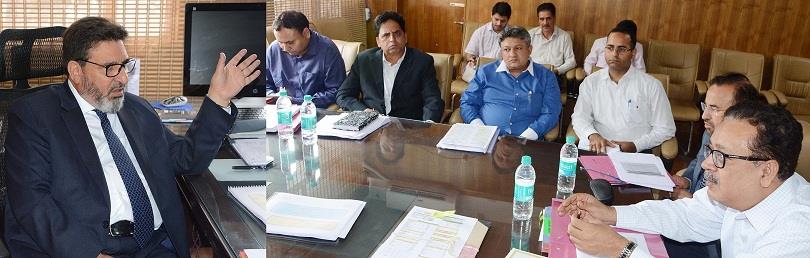 Altaf Bukhari reviews implementation of 7th Pay Commission Recommendations