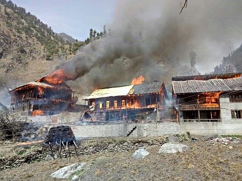 20 animals charred to death in Uri blaze