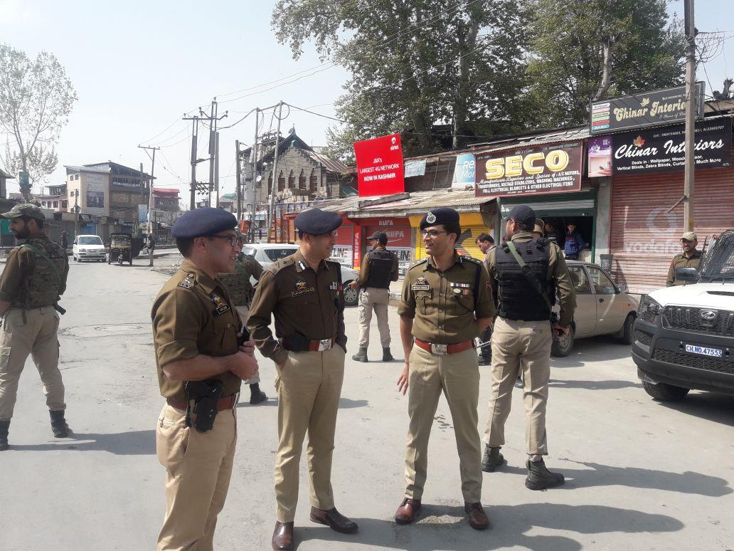 IGP Kashmir visits Downtown, Srinagar