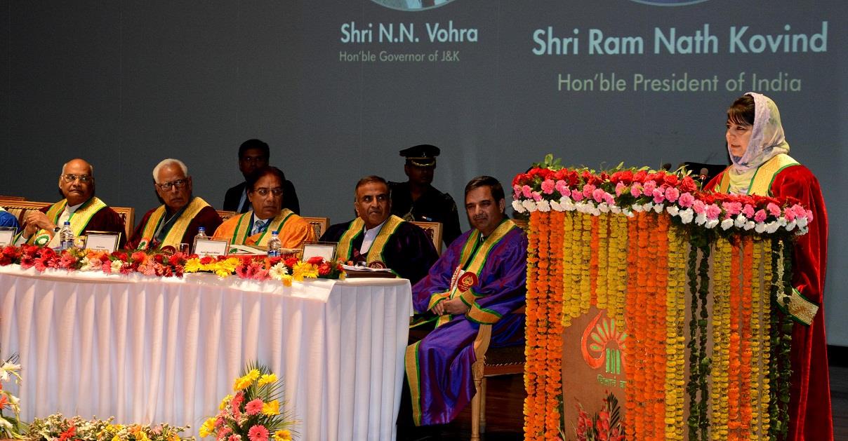 Mehbooba asks universities to act as nurseries of good citizens, not mere examining bodies