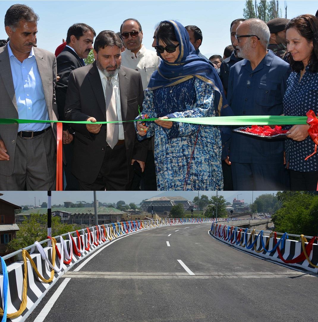 CM throws open first phase of Srinagar Expressway Corridor