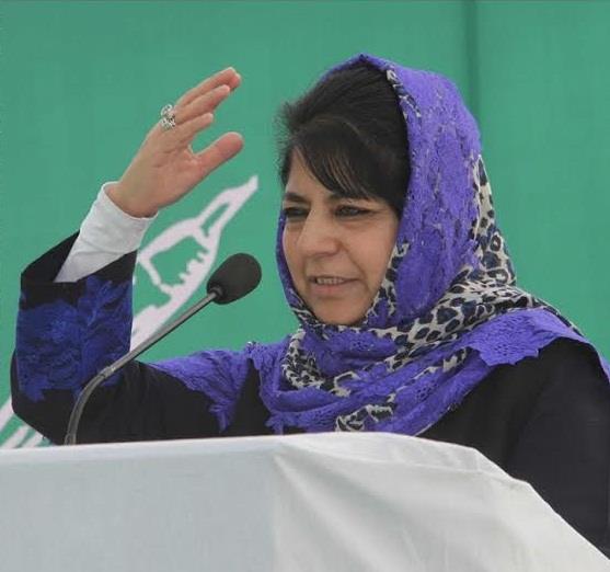 Mehbooba welcomes Centre's announcement to halt security ops
