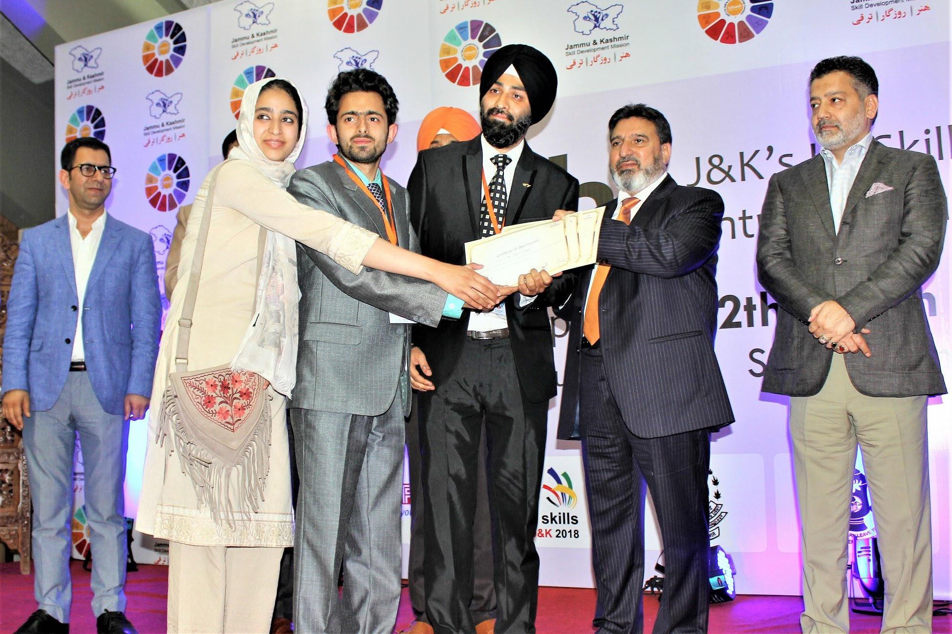 20 skilled youth to represent JK at India Skill Competition 2018