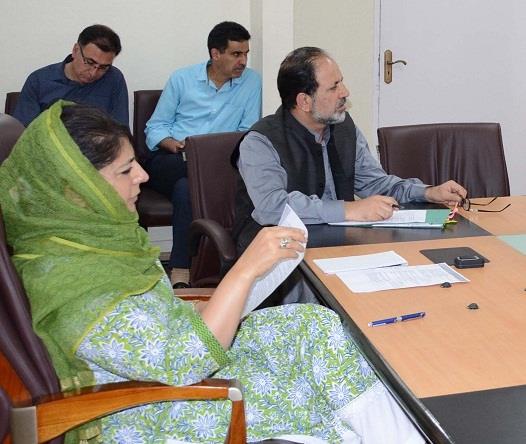Roll out dev plans for Baramulla, Sopore in tune with their historical importance, future challenges: Mehbooba