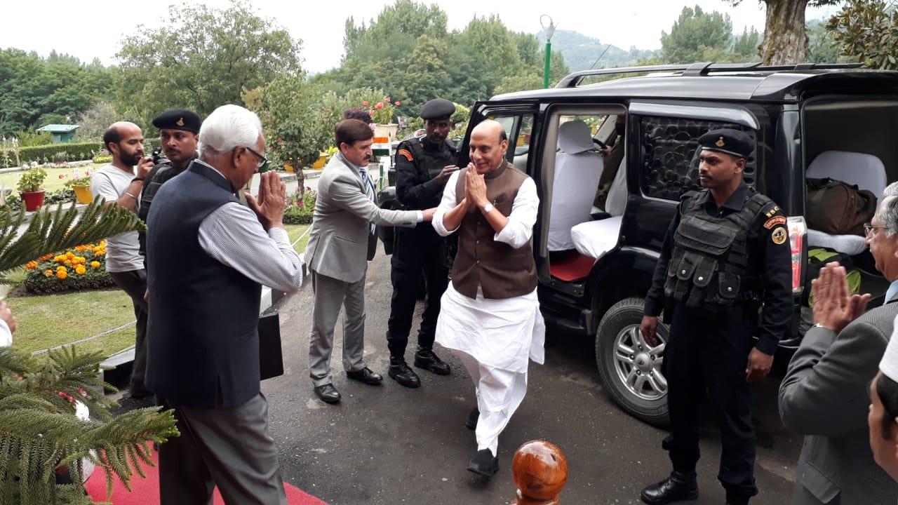 Home minister Rajnath Singh, National security advisor, Home Sec, arrive for 2-day visit to JK