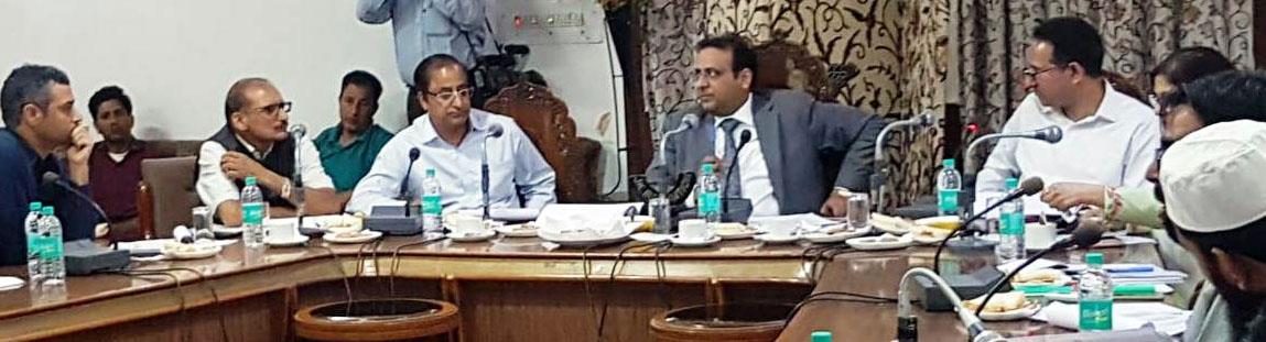 Saurabh Bhagat reviews functioning of Labour, Employment Deptts