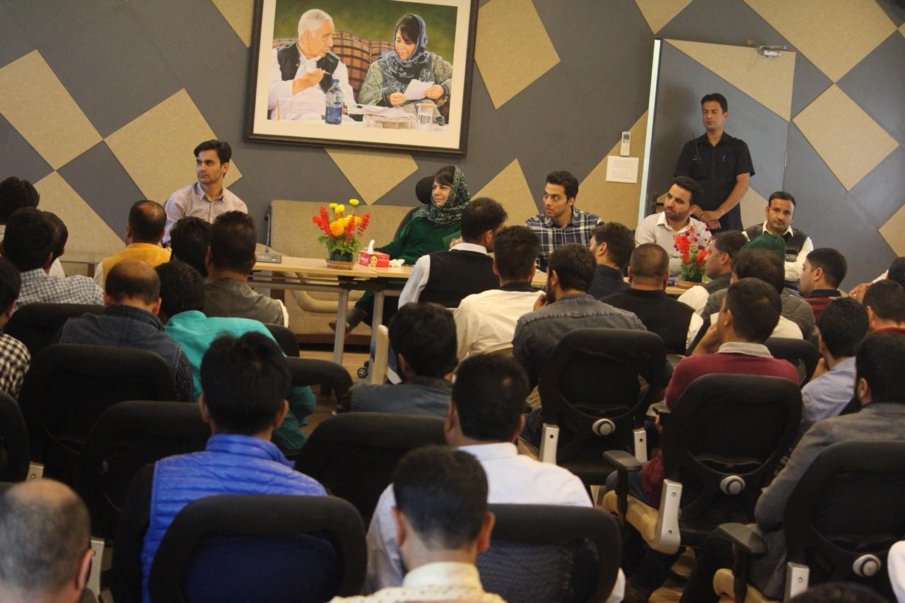 Youngsters of our state are a hope for better tomorrow: Mehbooba