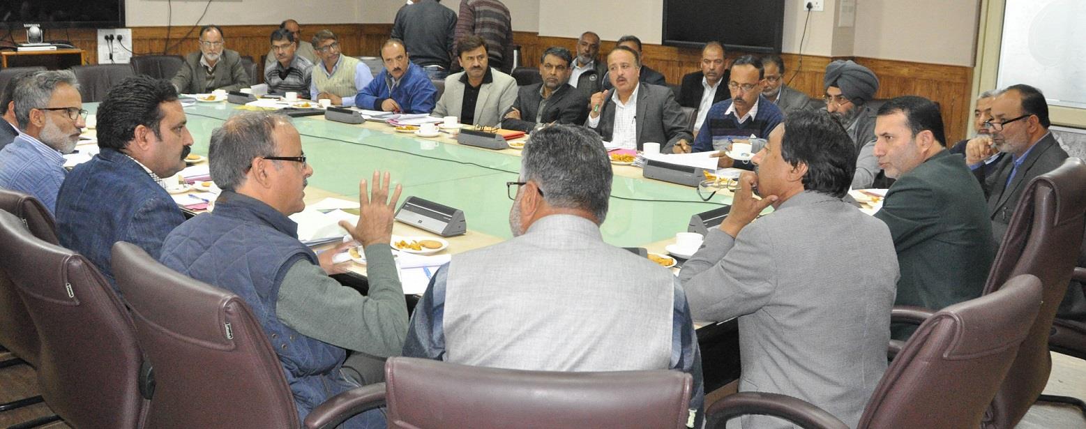 Secy PHE reviews action-plan for completion of languishing projects