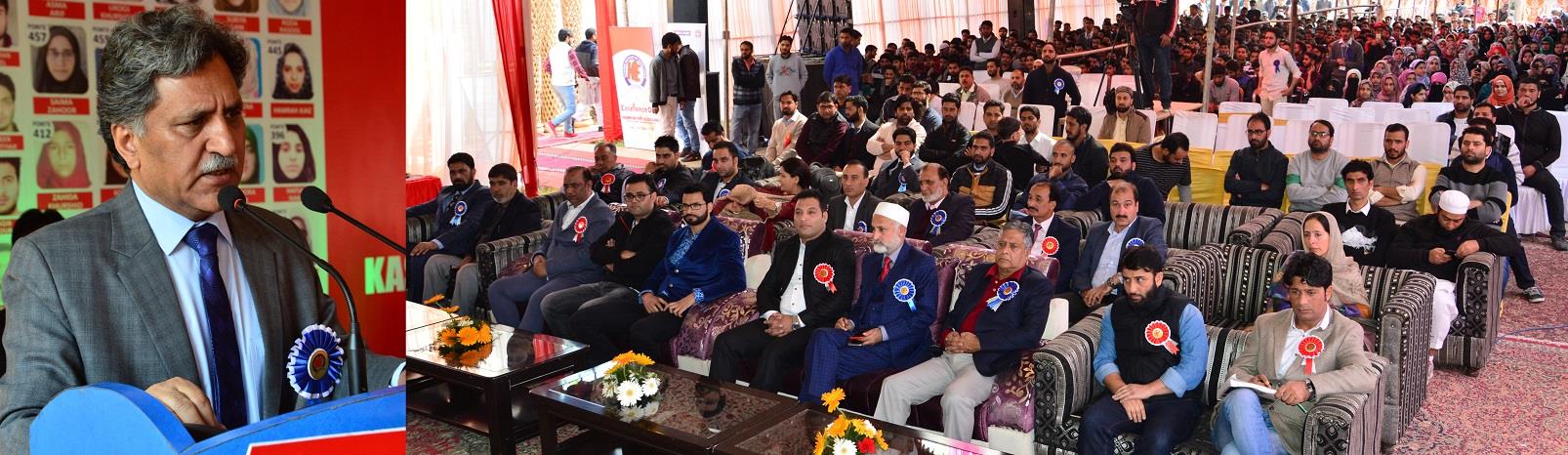 Think beyond medical, engineering professions: Advisor Ganai to students