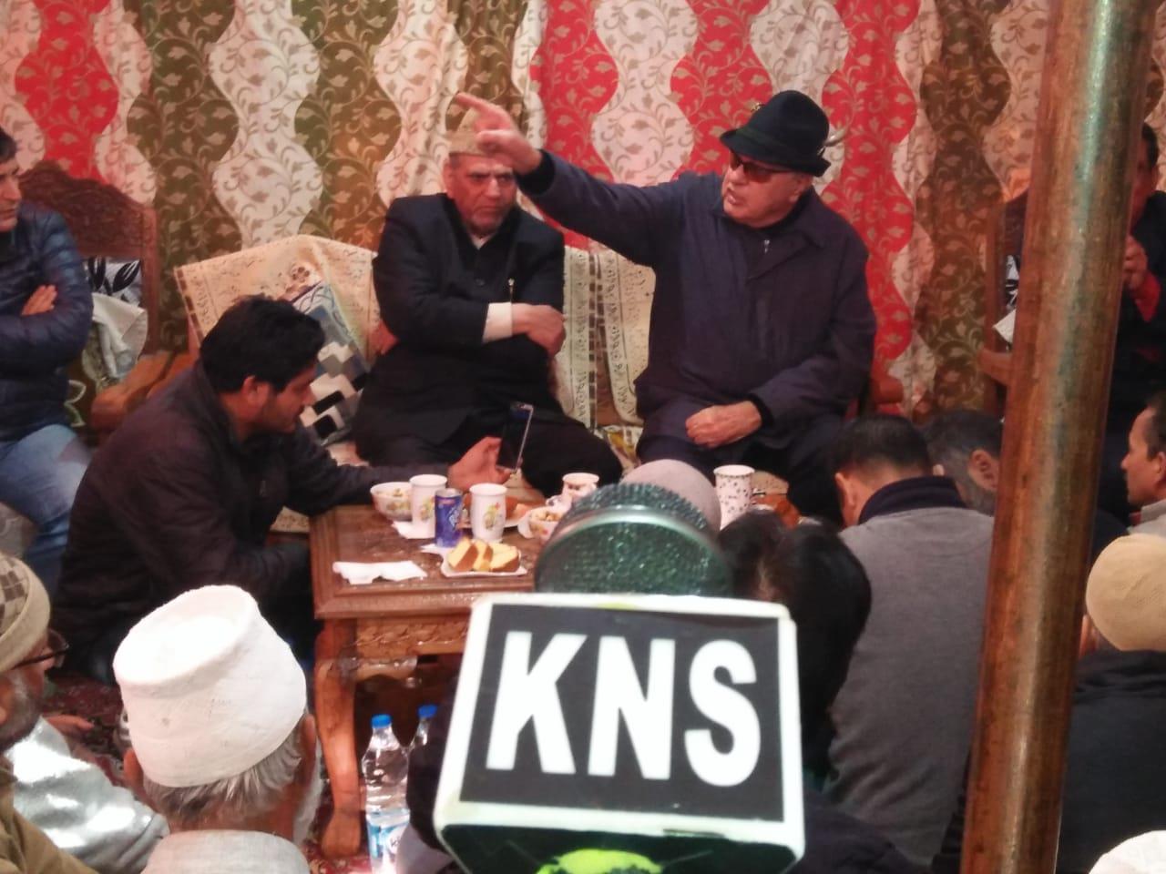 End hostilities, start dialogue process: Dr Farooq to India and Pakistan