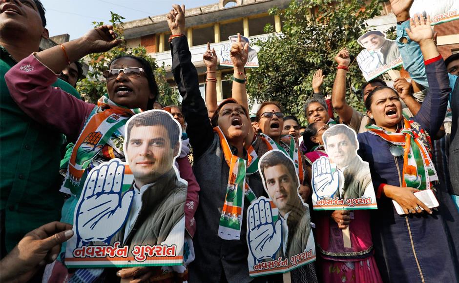 Cong’s come back in three states stops saffron surge in India