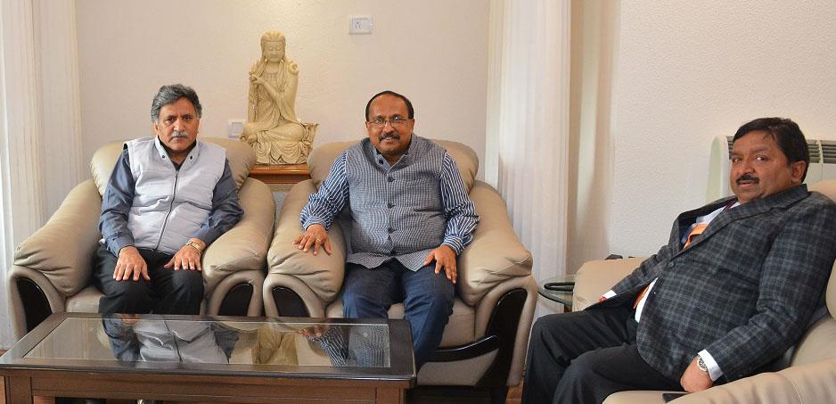 Advisor Ganai meets DG Tourism, Govt of India