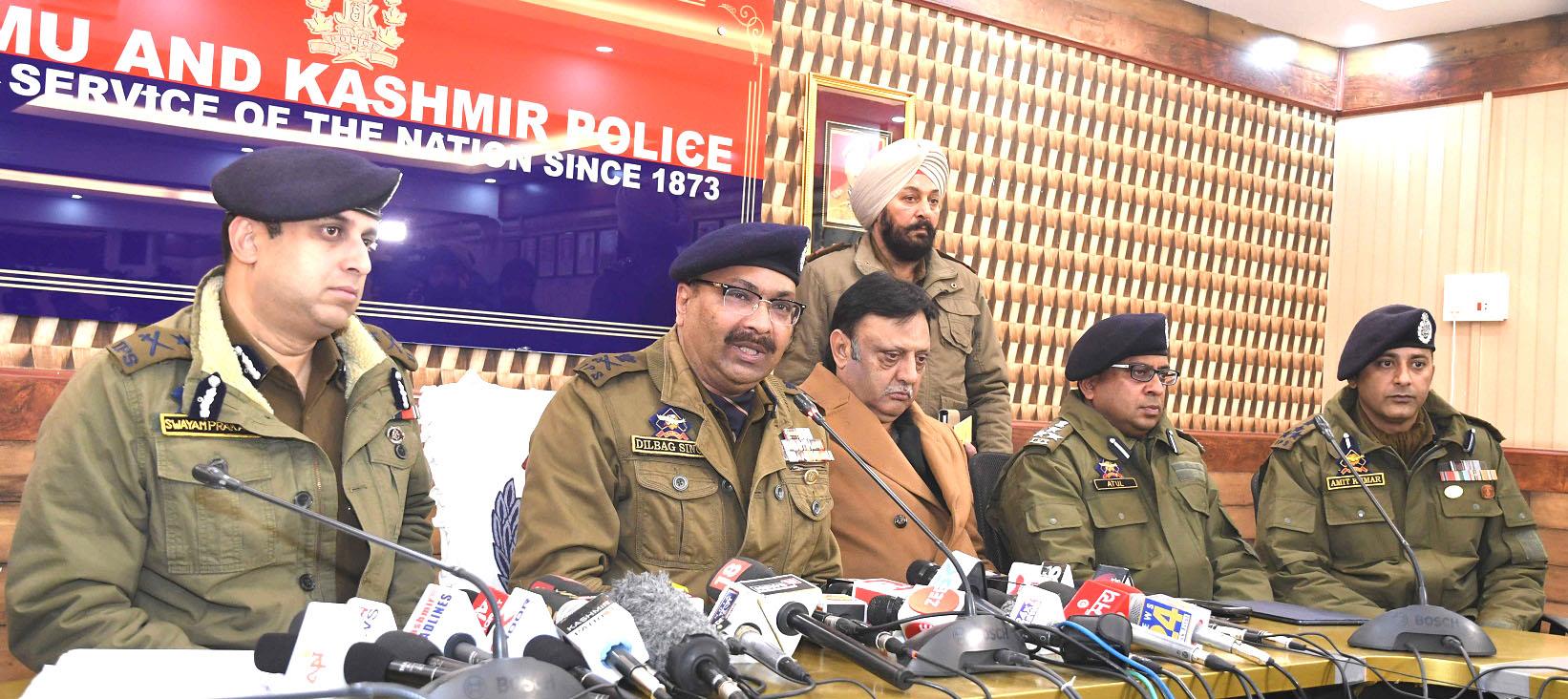 In 2018: 252 militants, 91 civilians, 45 cops killed, 97 operations take place: DGP