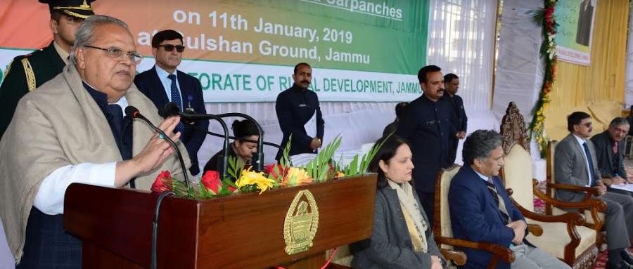 Governor attends Oath Ceremony of Sarpanches
