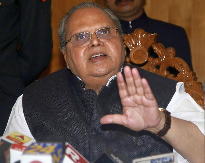 Mehbooba’s party is falling apart, don’t take her serious: Governor Malik
