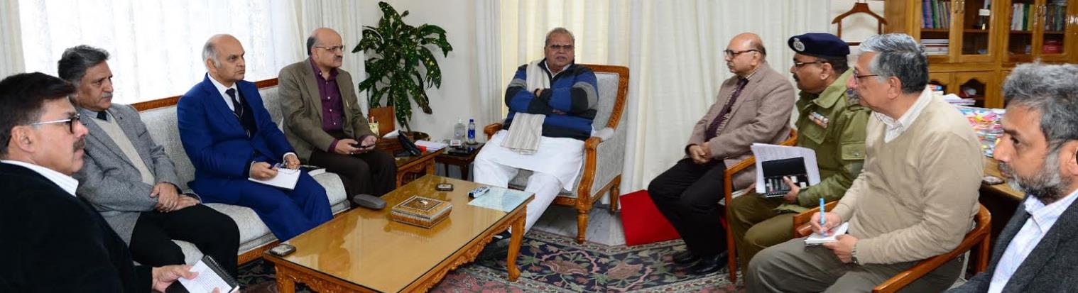Governor reviews law & order situation, appeals for maintaining peace, calm