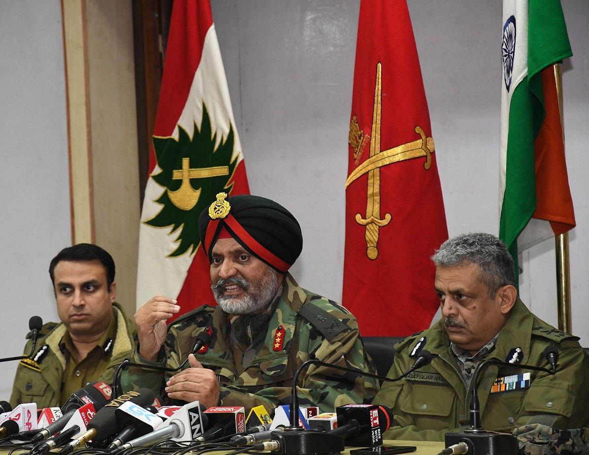 Brain behind Lethpora attack killed in Pulwama encounter: GoC 15 Corps