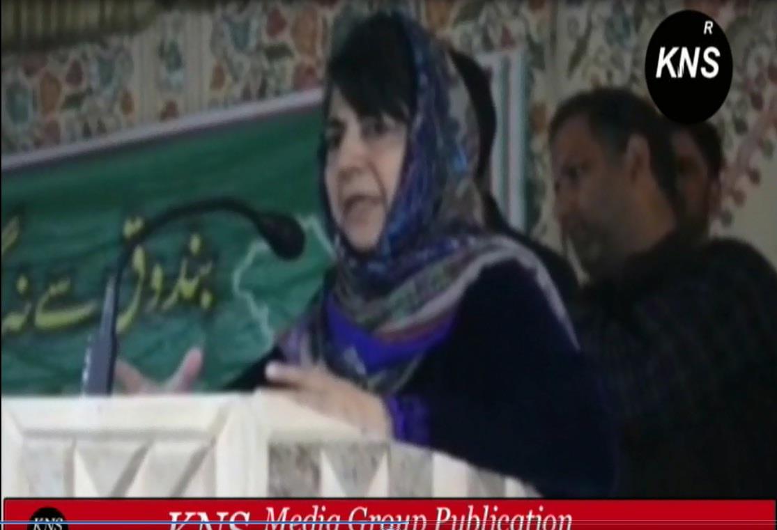 This election is aimed to protect special status: Mehbooba tells workers in Shopian