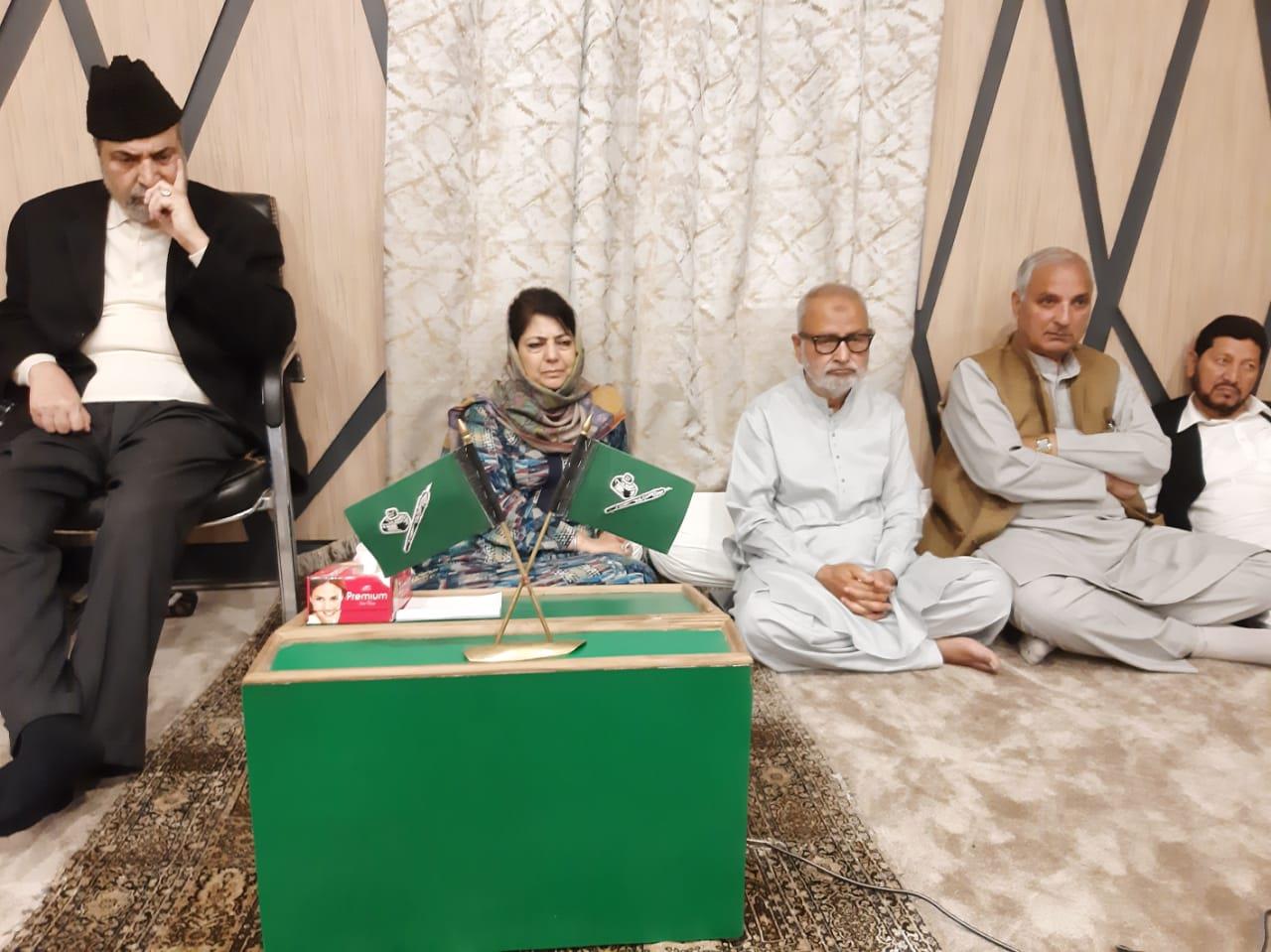PDP’s Self Rule formula most pragmatic way to resolve Kashmir issue: Mehbooba