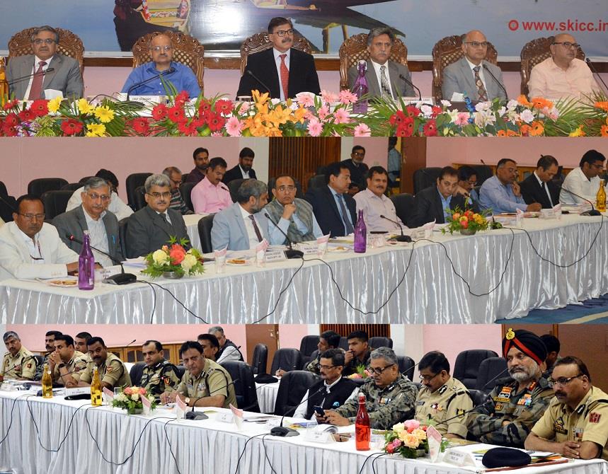 Meeting on Security, NHW status, Amarnath Yatra held