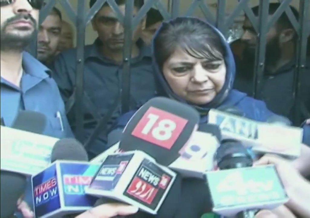 Mainstream parties united to save special status of J&K: Mehbooba