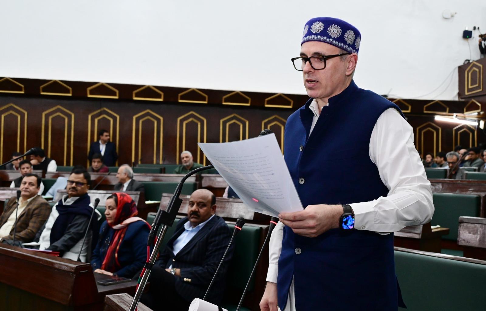 CM Omar moves 13 demands, 19 supplementary demands in Legislative Assembly