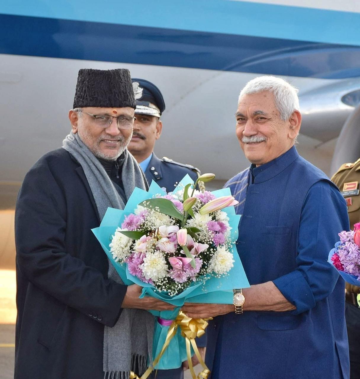 Vice President Radhakrishnan Arrives in Kashmir on Maiden Visit Amid Tight Security