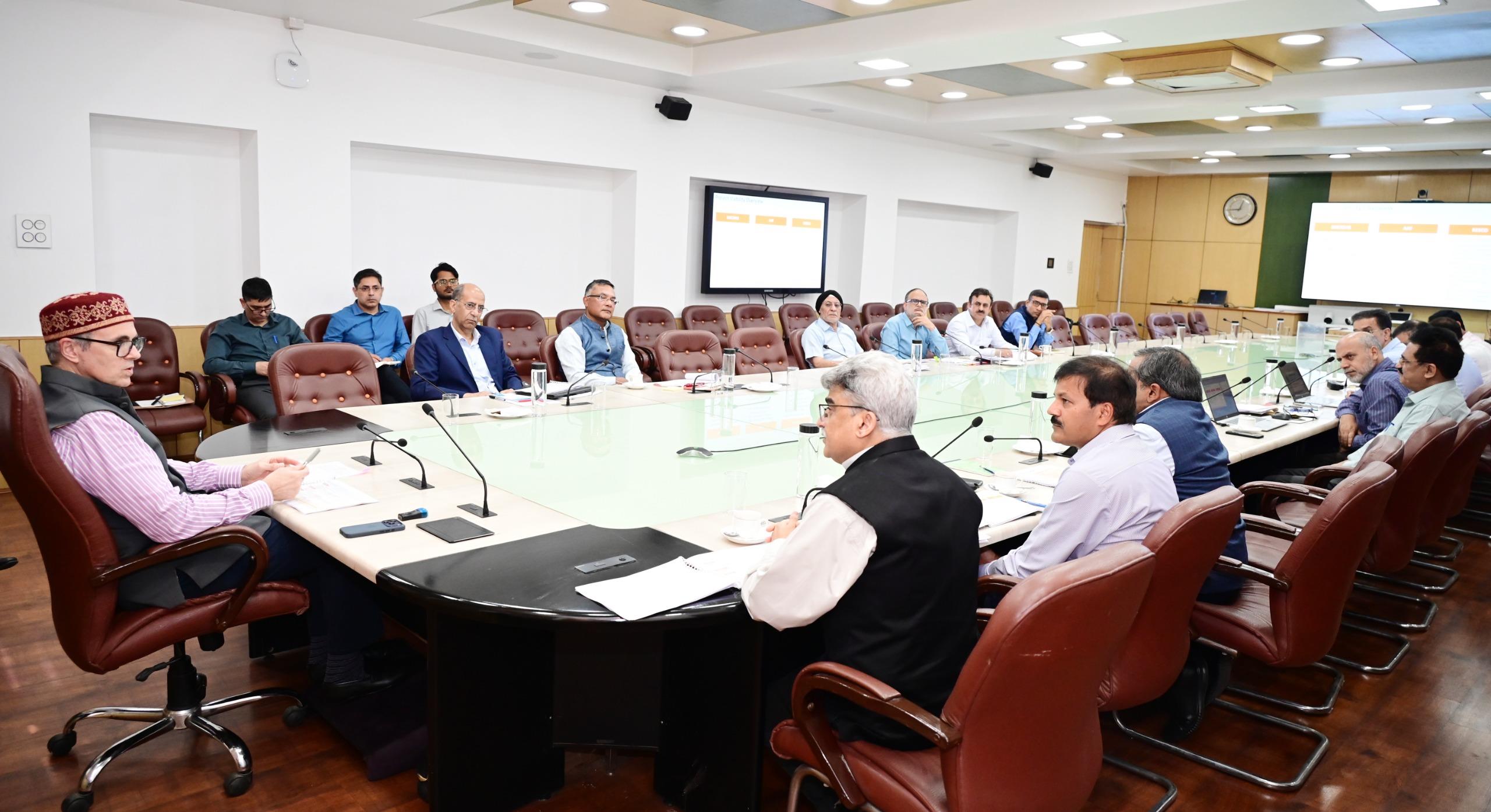 Ensure reliable power supply, Omar Abdullah directs PDD officials