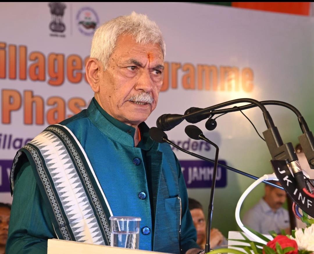 Border villages first line of defence, top priority: LG Manoj Sinha
