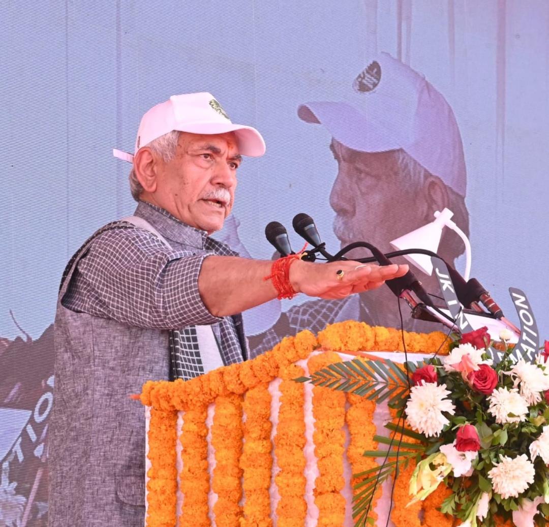 LG Sinha calls for collective action against drug menace in J&K