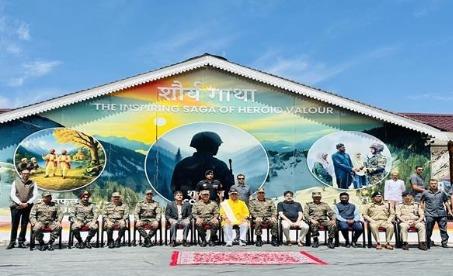 LG Sinha Inaugurates 'Shaurya Gatha' in Tangdar