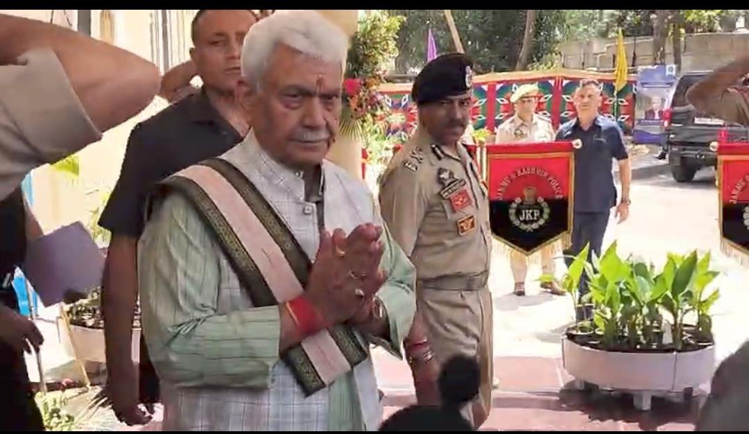 J&K Police has robust plan to wipe out drug trafficking, will intensify action: LG Sinha