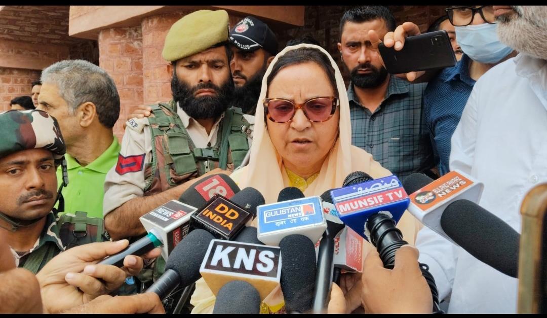 Remove AFSPA from J&K first as situation improved : JK minister Sakina Itoo