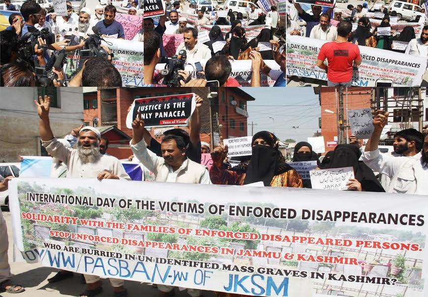 Protest demonstration on ‘International Disappearance Day’