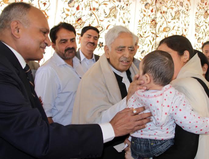 CM greets people on Urs Shah-e-Hamdaan (RA)