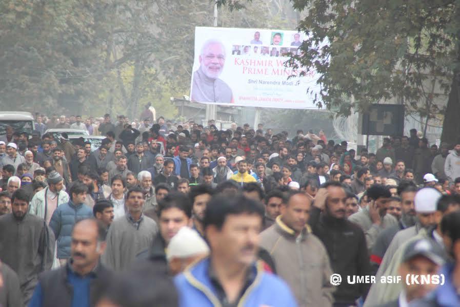 Mufti expresses gratitude to people for turning out in large numbers