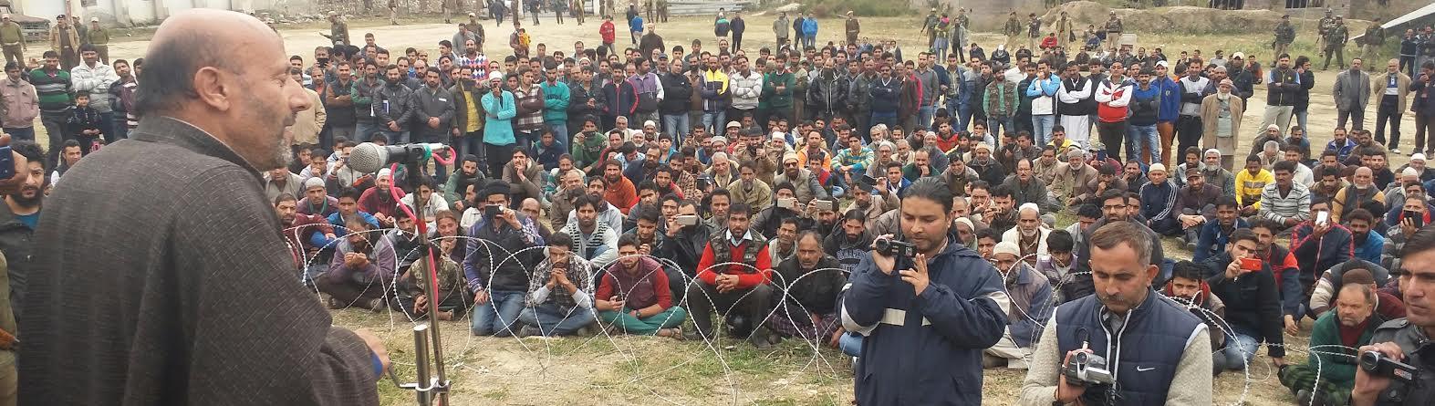 “Sangh Parivar goons attempted to foil my public meeting in Kishtwar: Rashid