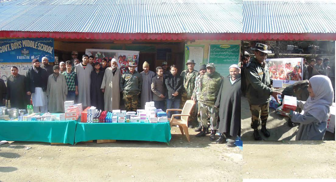 BSF holds medical camp in in Kupwara