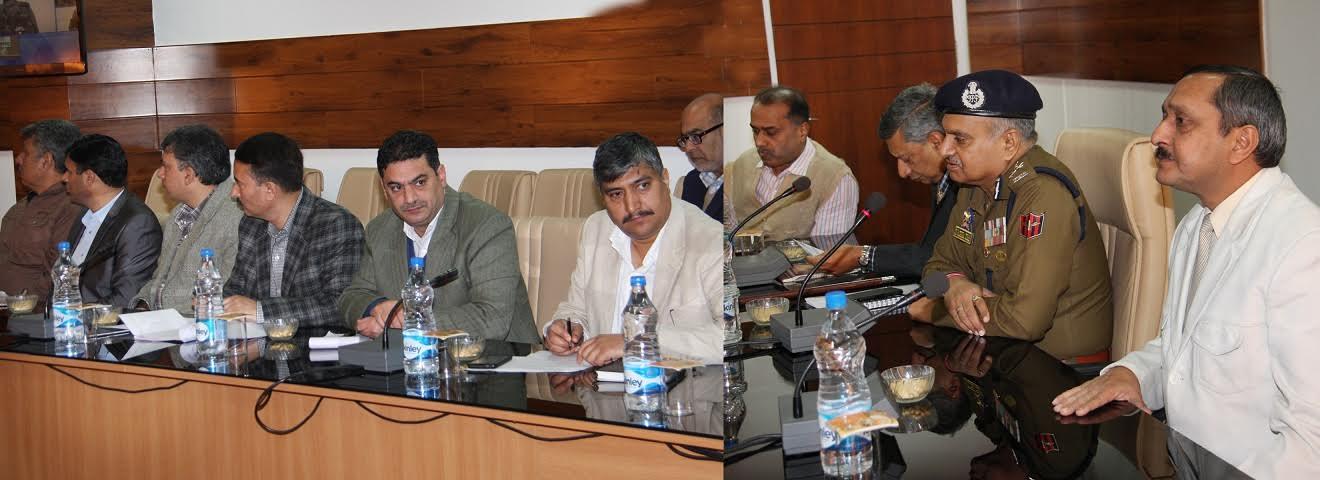 Rajendra chairs officers meeting in Jammu Province