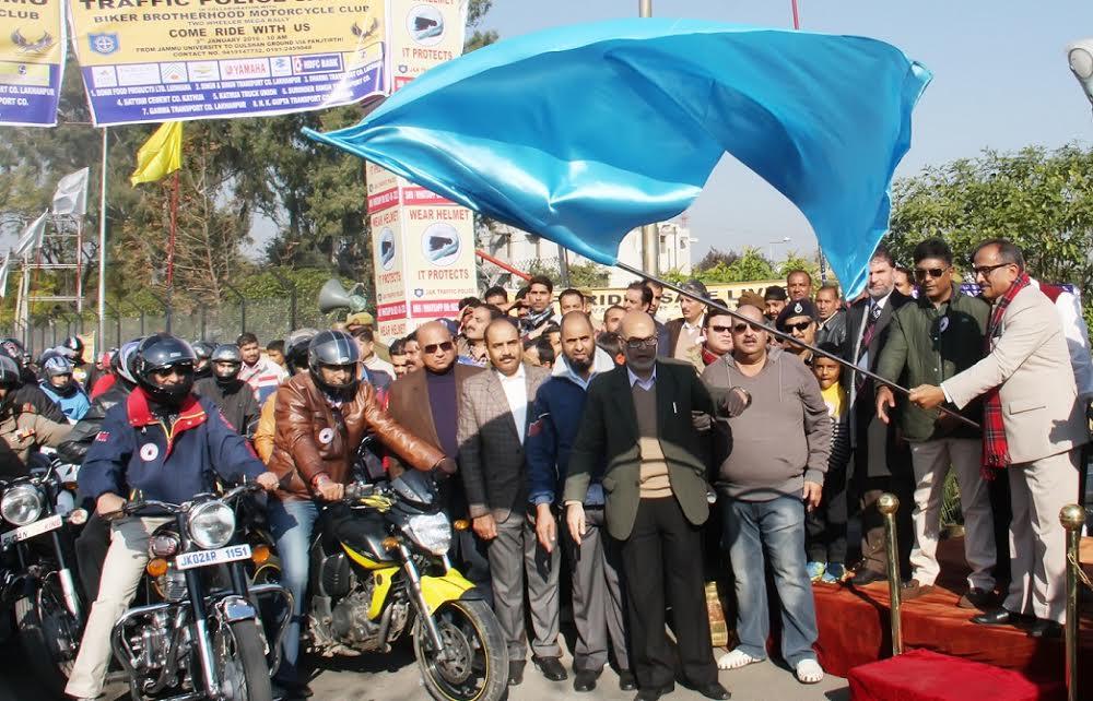 Traffic Awareness: Dy CM flags off Motorcycle Rally