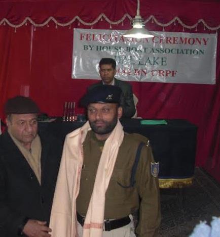 Houseboat Association felicitates us for fire rescue operation: CRPF
