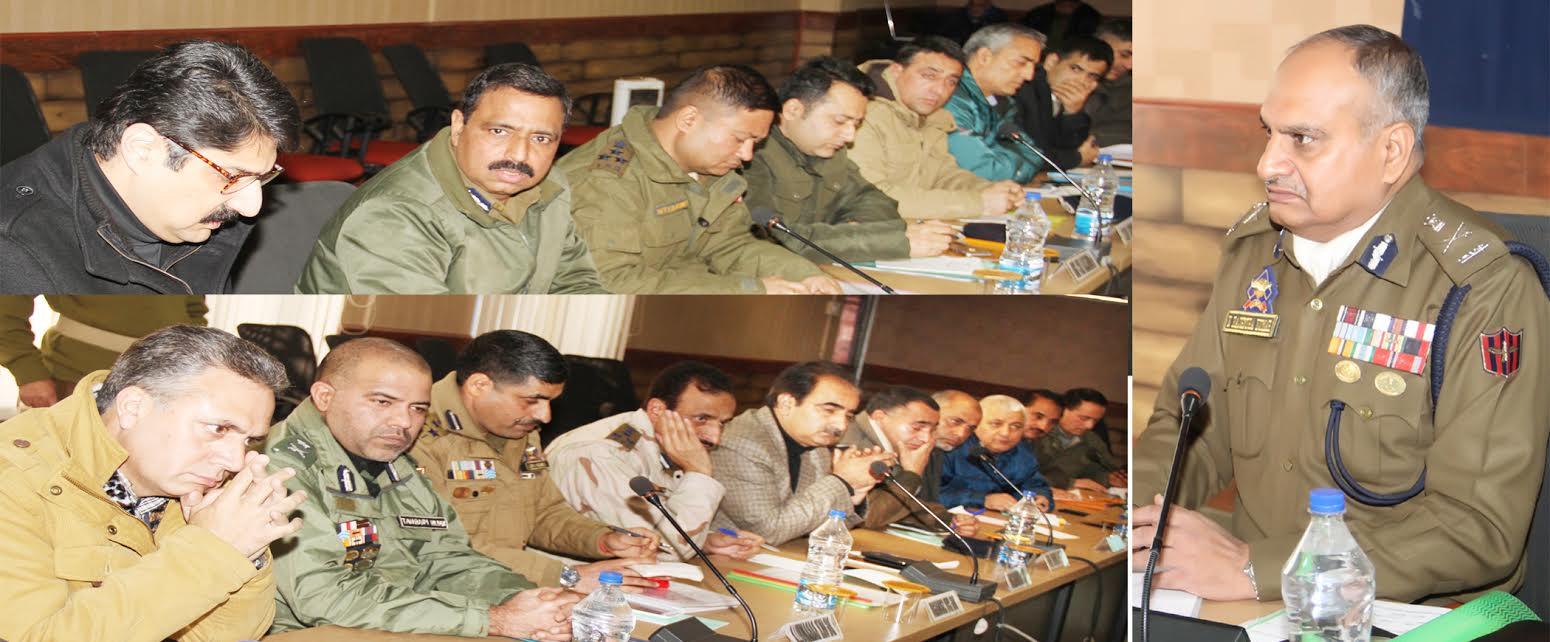 Rajendra chairs senior officers security meeting