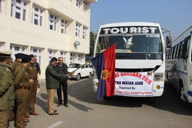 ADGP Armed flags off ‘Apna Watan Jano’ tour