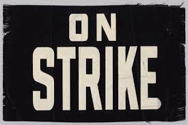 Revenue employees observe strike