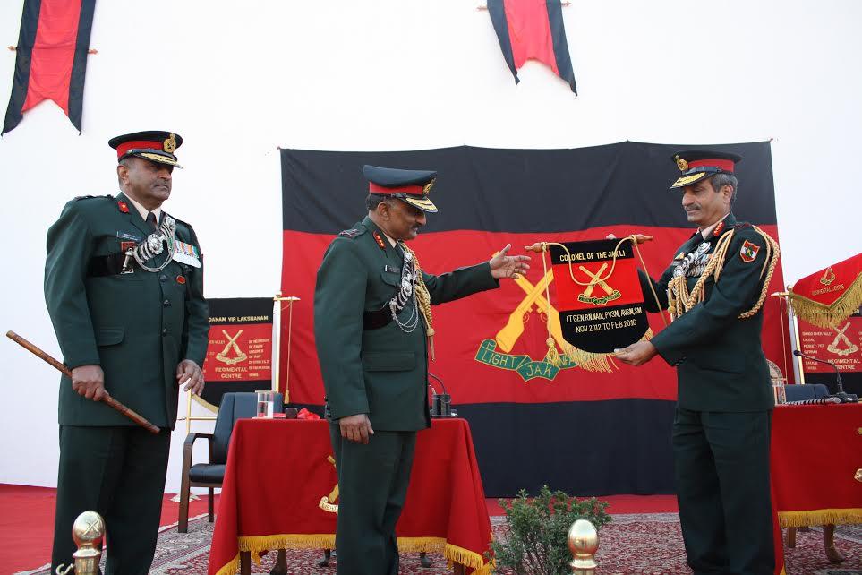Lt Gen Satish Dua takes over as Colonel JAKLI