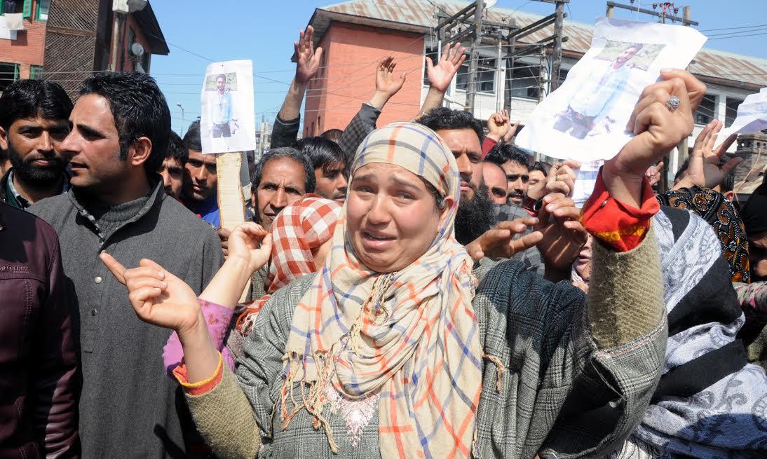 Sumbal missing youth’s family protests