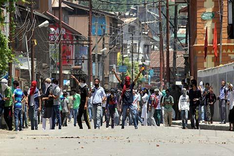 Two injured after forces open fire on protesters
